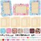 4-Pack DIY Mosaic Picture Frame Craft Kit – 4x6 Inch Unfinished Wooden Frames with Beads, Stickers, Tweezers & Glue for Personalized Crafts and Gifts